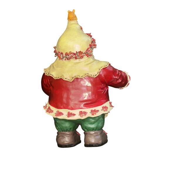 Christopher Radko Vintage Woodland Winds Frosty Leaf Santa 13.75” Tall Resin - Picture 5 of 7